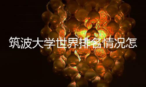 筑波大学世界排名情况怎么样?